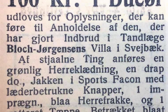 Indbrud i Svejbæk